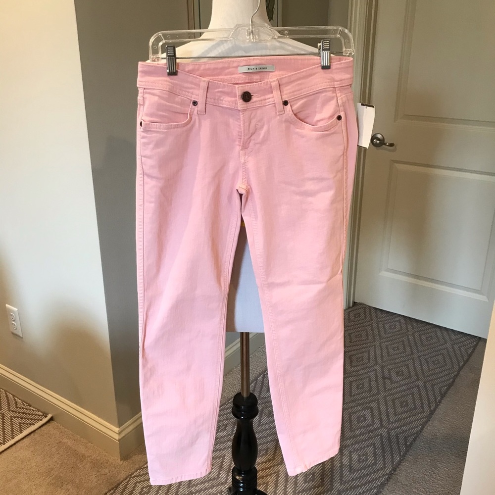 Rich & Skinny Pink Jeans NWT
